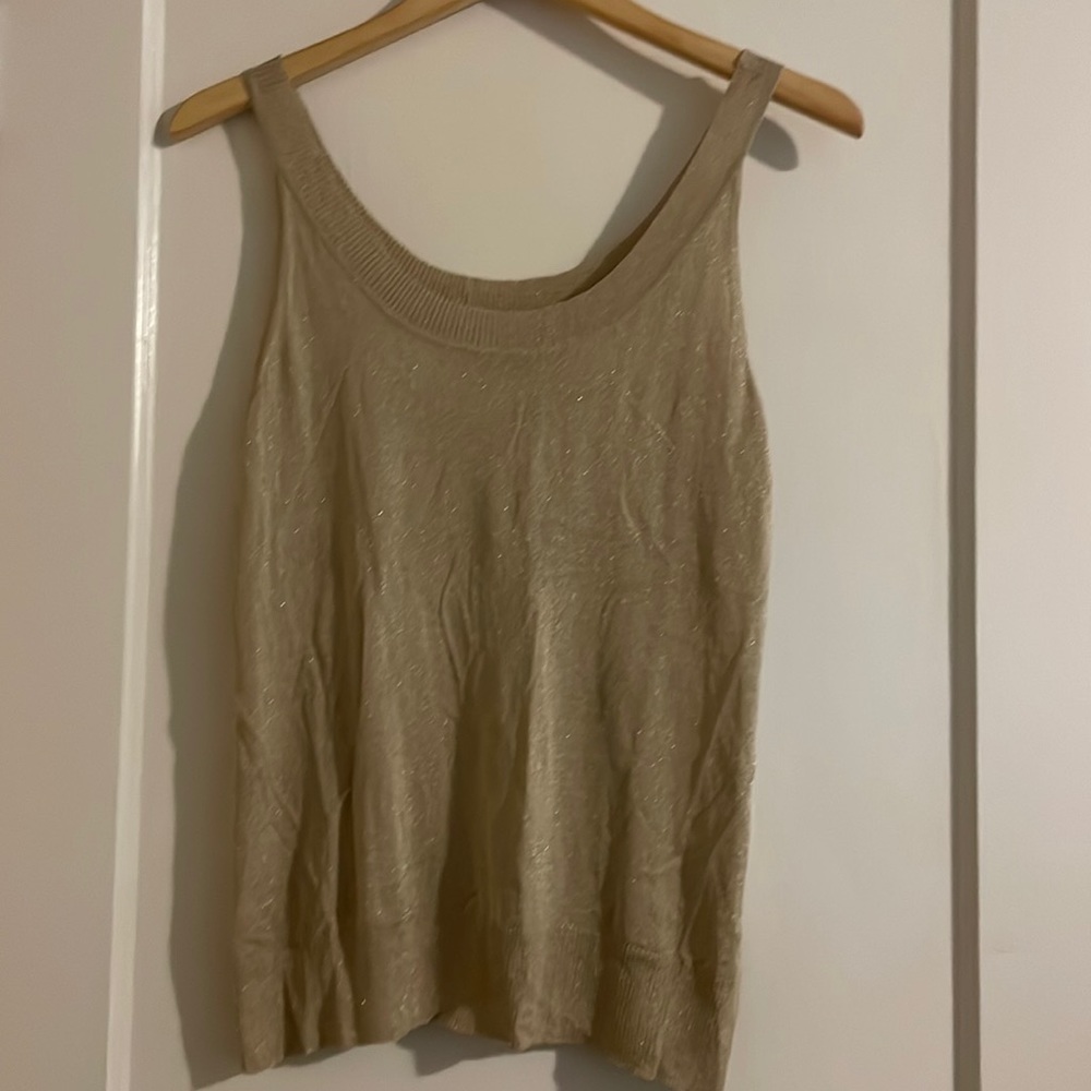 Talbots sleeveless shell top